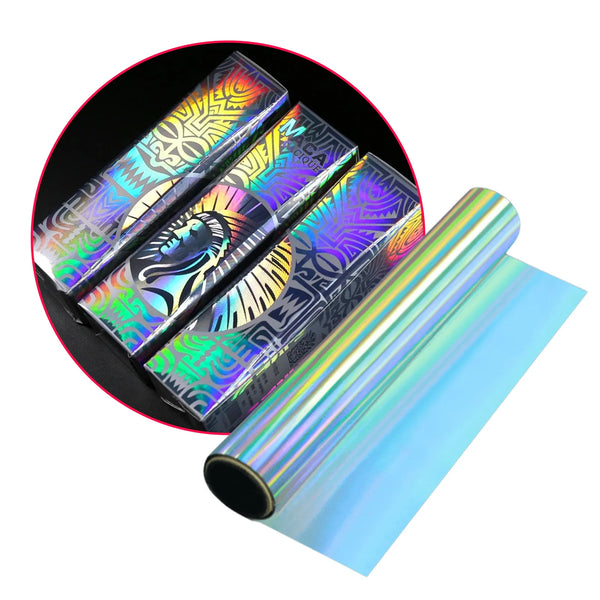 High-Gloss Holographic Film for Label and Sticker Applications