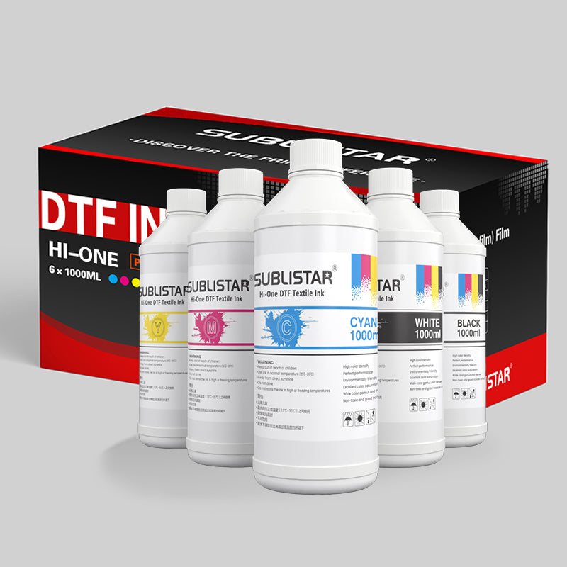 Hi-One Premium DTF Transfer Ink 1000ML Compatible for DTF printers wit ...