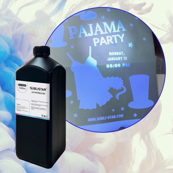 UV Invisible Ink, A protectiva UV Ink for Glow Parties,Hand Stamping and Valuable Document