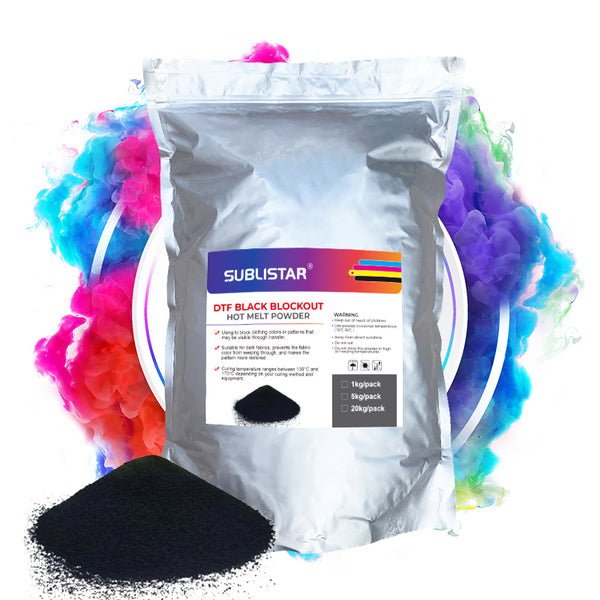 DTF Hot Melt Powder,5KG Anti Sublimation Powder,DTF PreTreat Transfer Powder for Black or Dark Colored Garments