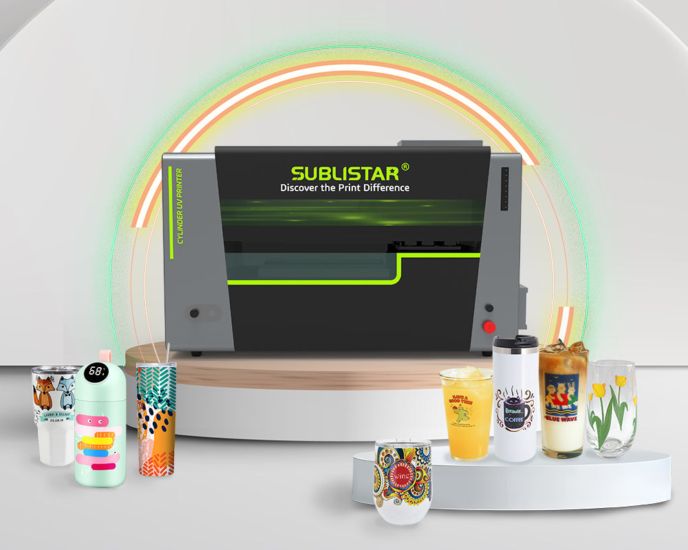 DCP-80 Digital Cylinder UV Bottle Printer, Suitable for Cups, Tumblers ...